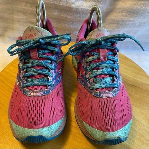 ASICS Shoes Women’s‎ Size 7 Lace Up Sneakers Mixed Colors - Picture 3 of 10